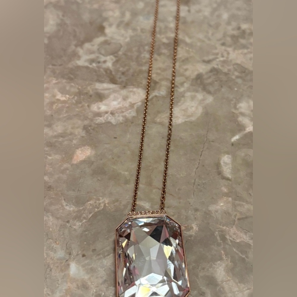 Swarovski Silver and Crystal necklace - Picture 3 of 6